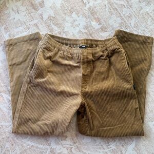 Stüssy Two-Tone Corduroy Pants | Size M | Brown/Tan